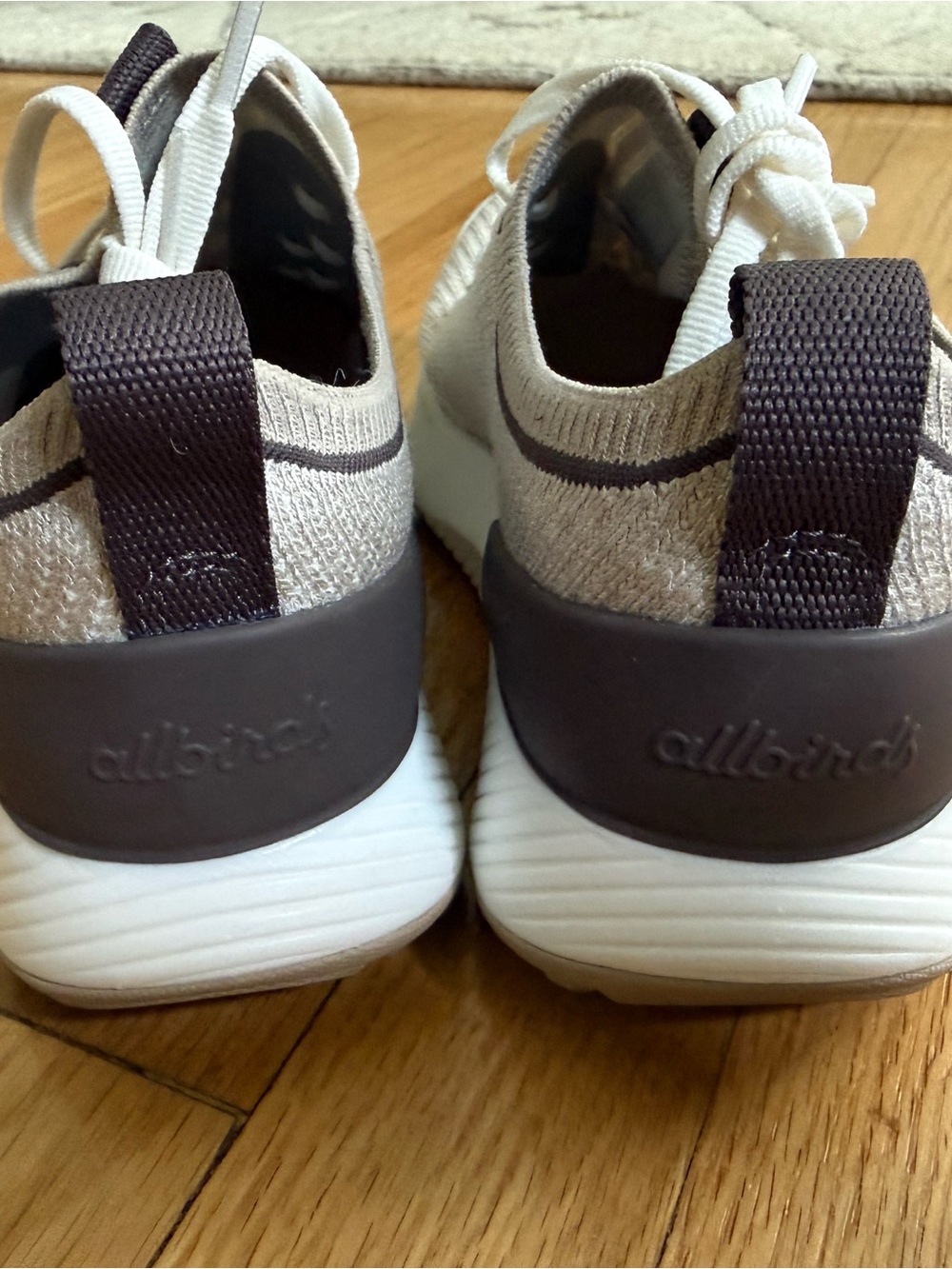 ALLBIRDS Women's Tree Glider, Natural White/Beige (Blizzard Sole), W6, worn once - Picture 9 of 13